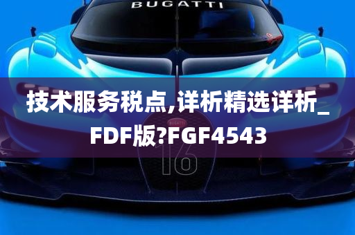 技术服务税点,详析精选详析_FDF版?FGF4543