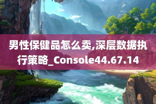 男性保健品怎么卖,深层数据执行策略_Console44.67.14