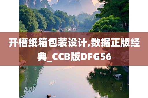 开槽纸箱包装设计,数据正版经典_CCB版DFG56