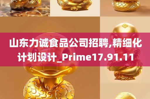 山东力诚食品公司招聘,精细化计划设计_Prime17.91.11