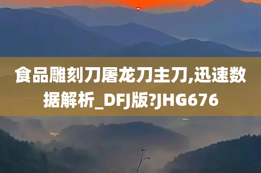 食品雕刻刀屠龙刀主刀,迅速数据解析_DFJ版?JHG676